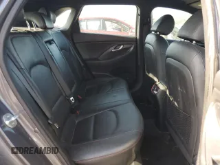 2018 Hyundai Elantra GT Sport with VIN KMHH55LCXJU066293, listed as a Copart auction lot 64654284 with 105,785 mi miles and Salvage Title. Bid and sale history available at carsss.com. Image 10.