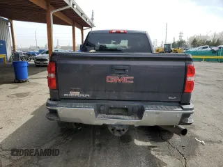 2015 GMC Sierra 2500HD SLT with VIN 1GT12ZE85FF589148, listed as a Copart auction lot 51329515 with 194,378 mi miles and Salvage title. Bid and sale history available at DreamBid. Image 6.