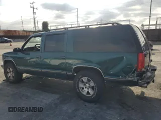 1997 Chevrolet Suburban with VIN 3GNFK16R4VG163602, listed as a Copart auction lot 76081984 with 243,169 mi miles and Salvage Title. Bid and sale history available at carsss.com. Image 2.