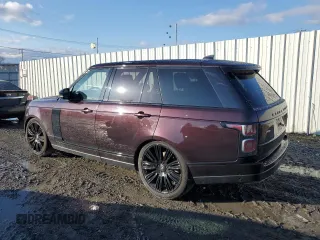2018 Land Rover Range Rover HSE z VIN SALGS2SV2JA385353, wystawiony jako Copart lot #51915155 z przebiegiem 75 794 mil mil oraz Czysty tytuł • Clean title. Historia ofert i sprzedaży dostępna na DreamBid. Obrazek 2.