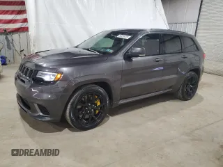 2021 Jeep Grand Cherokee Trackhawk with VIN 1C4RJFN99MC822394, listed as a Copart auction lot 66039025 with 28,732 mi miles and Salvage title. Bid and sale history available at DreamBid. Image 1.