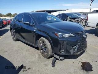 2022 Lexus UX 250h F Sport with VIN JTHE9JBH8N2058372, listed as a Copart auction lot 74527224 with 28,876 mi miles and Salvage Title. Bid and sale history available at DreamBid. Image 4.