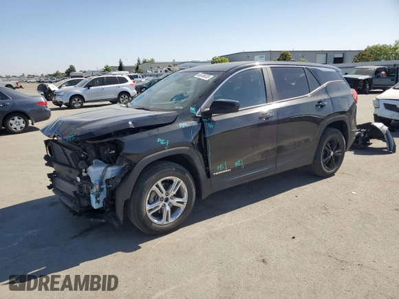 2021 GMC Terrain SLE z VIN 3GKALMEV7ML396299, wystawiony jako Copart lot #60335035 z przebiegiem 30 489 mil mil oraz Szkoda całkowita • Salvage title. Historia ofert i sprzedaży dostępna na DreamBid. Obrazek 1.