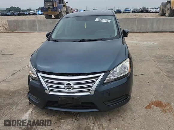 2014 Nissan Sentra SV with VIN 3N1AB7AP3EY328581, listed as a Copart auction lot 58059755 with 101,863 mi miles and Salvage title. Bid and sale history available at DreamBid. Image 13.