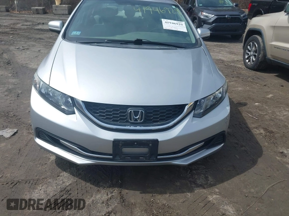2015 Honda Civic Sedan LX with VIN 19XFB2F50FE702158, listed as a IAAI auction lot 41946929 with 48,646 mi miles. Bid and sale history available at carsss.com. Image 12.