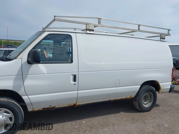 2013 Ford Econoline Cargo Commercial with VIN 1FTNE2EW8DDB33894, listed as a IAAI auction lot 42841415 with 224,026 mi miles and . Bid and sale history available at DreamBid. Image 14.