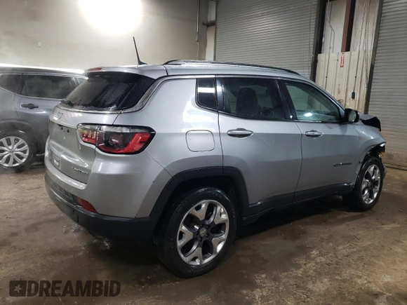 2021 Jeep Compass Limited with VIN 3C4NJDCB9MT520228, listed as a Copart auction lot 46614775 with 86,058 mi miles and Clean Title. Bid and sale history available at carsss.com. Image 3.
