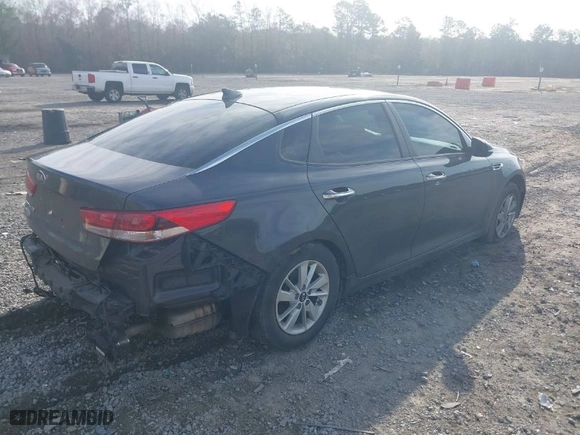 2018 Kia Optima LX with VIN KNAGT4L31J5221854, listed as a IAAI auction lot 41476537 with 114,343 mi miles. Bid and sale history available at carsss.com. Image 4.