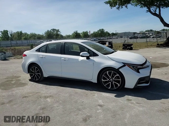 2022 Toyota Corolla SE with VIN JTDS4MCE3NJ087079, listed as a Copart auction lot 50631295 with 35,417 mi miles and Salvage Title. Bid and sale history available at carsss.com. Image 11.