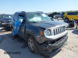 2016 Jeep Renegade Limited with VIN ZACCJBDT1GPC68408, listed as a IAAI auction lot 41972854 with 132,285 mi miles and . Bid and sale history available at DreamBid. Image 1.