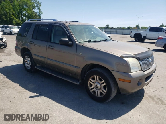 2003 Mercury Mountaineer Convenience z VIN 4M2DU86K03UJ09367, wystawiony jako Copart lot #54923945 z przebiegiem 186 886 mil mil oraz Szkody całkowita. Historia ofert i sprzedaży dostępna na DreamBid. Obrazek 4.