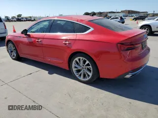 2022 Audi A5 Sportback Premium with VIN WAUABCF52NA030859, listed as a Copart auction lot 78047754 with 18,825 mi miles and Clean Title. Bid and sale history available at carsss.com. Image 2.