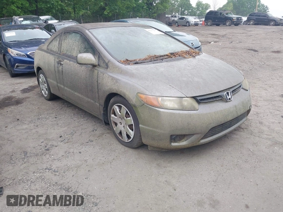 2008 Honda Civic Cpe LX with VIN 2HGFG11638H524802, listed as a IAAI auction lot 42117211 with 145,778 mi miles. Bid and sale history available at carsss.com. Image 1.