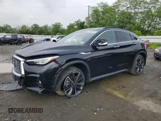2022 Infiniti QX55 Essential with VIN 3PCAJ5K34NF106515, listed as a Copart auction lot 58022975 with 13,038 mi miles and Salvage title. Bid and sale history available at DreamBid. Image 1.