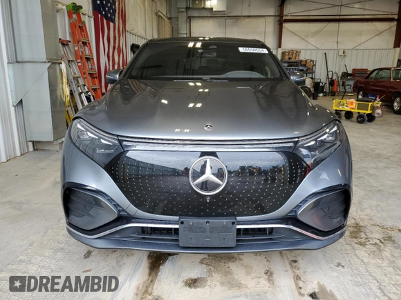 2023 Mercedes-Benz EQS with VIN 4JGDM4EBXPA005097, listed as a Copart auction lot 56650554 with 16,965 mi miles. Bid and sale history available at carsss.com. Image 5.