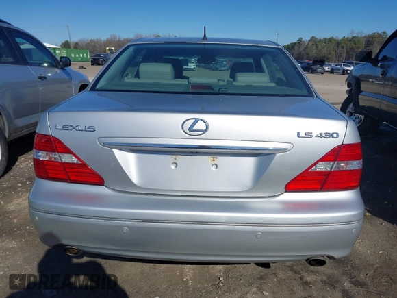 2005 Lexus LS 430 z VIN JTHBN36F555019840, wystawiony jako IAAI lot #41427719 z przebiegiem 131 267 mil mil oraz . Historia ofert i sprzedaży dostępna na DreamBid. Obrazek 16.