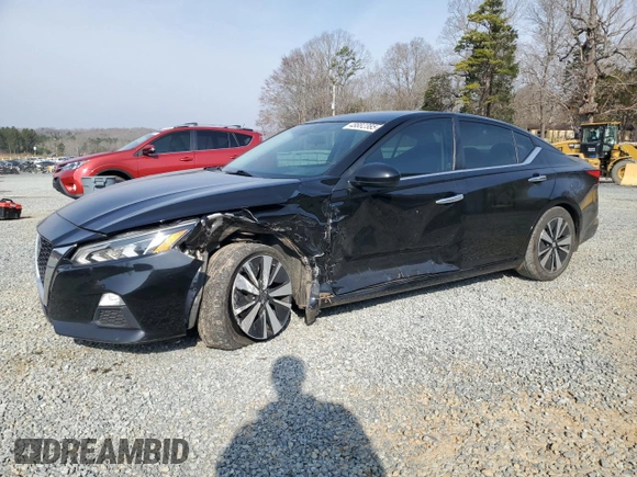 2021 Nissan Altima 2.5 SV with VIN 1N4BL4DV1MN330418, listed as a Copart auction lot 48882385 with 122,568 mi miles and Salvage Title. Bid and sale history available at carsss.com. Image 1.