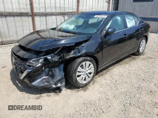 2024 Nissan Sentra S z VIN 3N1AB8BV9RY303905, wystawiony jako Copart lot #60332075 z przebiegiem 14 313 mil mil oraz Czysty tytuł • Clean title. Historia ofert i sprzedaży dostępna na DreamBid. Obrazek 1.