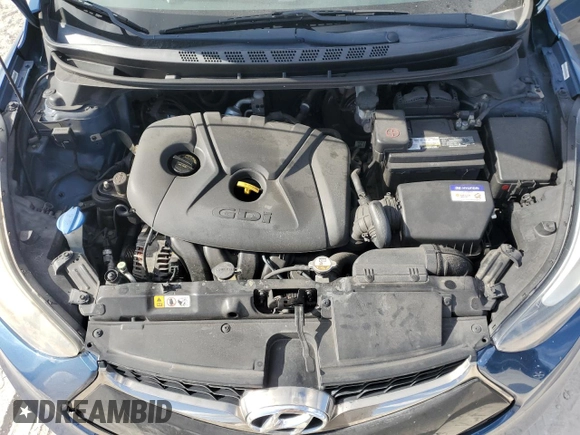 2014 Hyundai Elantra z VIN KMHDH6AH1EU029469, wystawiony jako Copart lot #55182715 z przebiegiem 117 084 mil mil oraz Szkody całkowita. Historia ofert i sprzedaży dostępna na DreamBid. Obrazek 11.