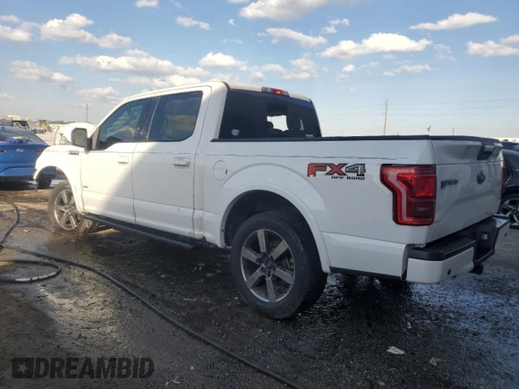 2016 Ford F-150 XLT with VIN 1FTEW1EG5GFA83139, listed as a Copart auction lot 44753845 with 101,538 mi miles and Salvage Title. Bid and sale history available at carsss.com. Image 2.