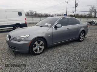 2008 BMW 5 Series 528xi with VIN WBANV13548CZ55430, listed as a Copart auction lot 51045025 with Not Provided miles and Salvage Title. Bid and sale history available at carsss.com. Image 1.