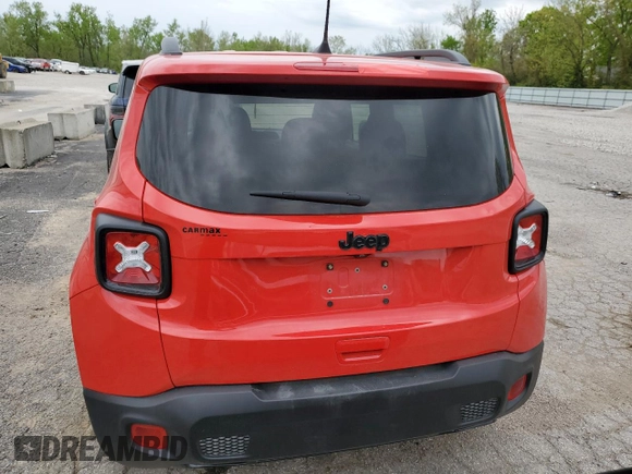 2020 Jeep Renegade Altitude with VIN ZACNJABB1LPL26831, listed as a Copart auction lot 48504324 with 30,462 mi miles and Salvage Title. Bid and sale history available at DreamBid. Image 6.