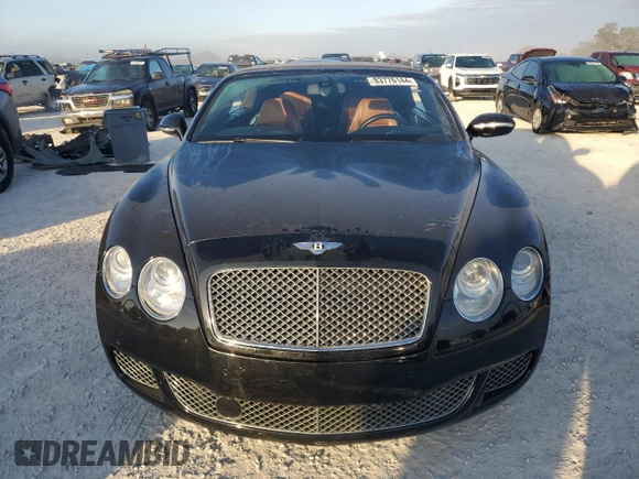 2010 Bentley Continental GT with VIN SCBDR3ZA2AC065164, listed as a Copart auction lot 83776144 with 80,416 mi miles and Salvage Title. Bid and sale history available at DreamBid. Image 5.
