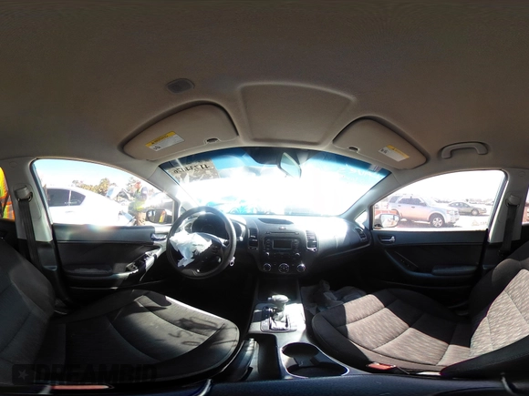 2016 Kia Forte LX with VIN KNAFK4A67G5508216, listed as a IAAI auction lot 41734076 with 107,584 mi miles. Bid and sale history available at carsss.com. Image 18.