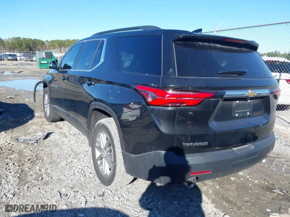 2022 Chevrolet Traverse LT Cloth with VIN 1GNERGKW3NJ171615, listed as a IAAI auction lot 41234628 with 28,205 mi miles. Bid and sale history available at carsss.com. Image 3.