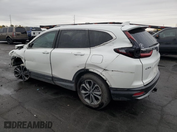 2020 Honda CR-V EX with VIN 5J6RW2H51LA013558, listed as a Copart auction lot 78748744 with 52,055 mi miles and Salvage Title. Bid and sale history available at DreamBid. Image 2.