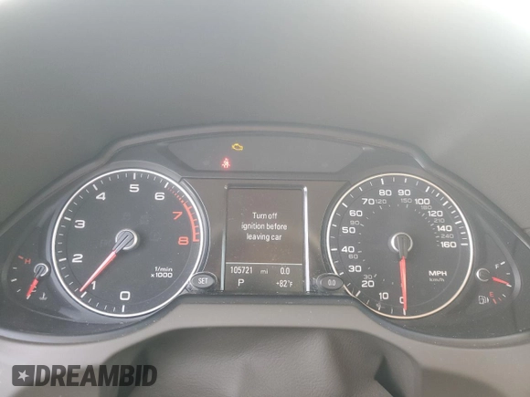 2013 Audi Q5 Premium Plus with VIN WA1LFAFP2DA011162, listed as a Copart auction lot 65136425 with 105,721 mi miles and Salvage title. Bid and sale history available at DreamBid. Image 9.
