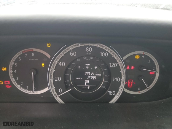 2014 Honda Accord Sedan LX with VIN 1HGCR2F34EA246892, listed as a Copart auction lot 43305795 with 183,141 mi miles and Salvage Title. Bid and sale history available at carsss.com. Image 9.