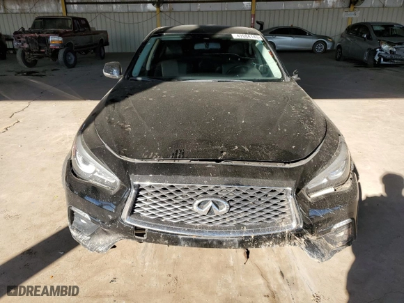 2021 Infiniti Q50 3.0t PURE with VIN JN1EV7AR2MM756122, listed as a Copart auction lot 47084145 with 70,566 mi miles and Salvage Title. Bid and sale history available at carsss.com. Image 5.
