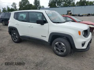 2022 Jeep Renegade Sport with VIN ZACNJDA1XNPN52105, listed as a Copart auction lot 61099065 with 1,184 mi miles and Clean title. Bid and sale history available at DreamBid. Image 4.