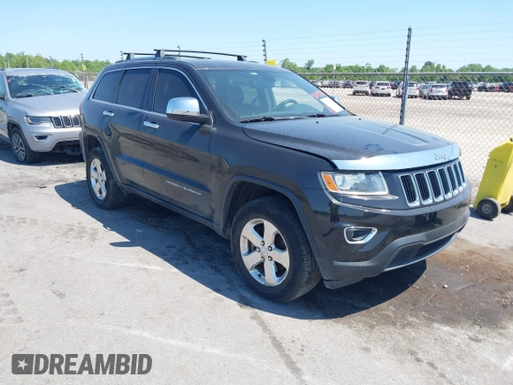2014 Jeep Grand Cherokee Laredo with VIN 1C4RJEAG9EC157383, listed as a IAAI auction lot 42074411 with 213,566 mi miles and . Bid and sale history available at DreamBid. Image 1.