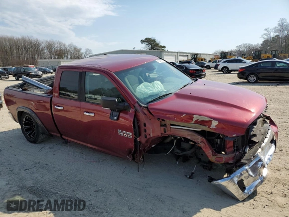 2014 Ram 1500 SLT with VIN 1C6RR7GM0ES338077, listed as a Copart auction lot 42348614 with Not provided miles and Salvage title. Bid and sale history available at DreamBid. Image 4.