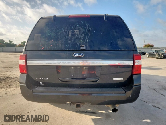 2015 Ford Expedition Max Limited with VIN 1FMJK1KT6FEF47356, listed as a Copart auction lot 65705205 with 186,591 mi miles and Clean title. Bid and sale history available at DreamBid. Image 6.