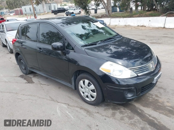 2009 Nissan Versa 1.8 S with VIN 3N1BC13E59L498728, listed as a IAAI auction lot 42110714 with 158,811 mi miles. Bid and sale history available at carsss.com. Image 1.