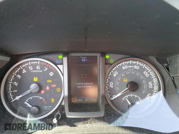 2020 Toyota Tacoma SR5 with VIN 3TMAZ5CN8LM115056, listed as a Copart auction lot 46948805 with 87,713 mi miles and Salvage title. Bid and sale history available at DreamBid. Image 9.