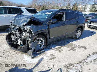 2019 GMC Terrain SLE z VIN 3GKALTEV3KL350038, wystawiony jako Copart lot #47271035 z przebiegiem 78 592 mil mil oraz Szkoda całkowita • Salvage title. Historia ofert i sprzedaży dostępna na DreamBid. Obrazek 1.