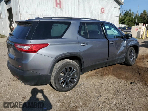 2021 Chevrolet Traverse RS with VIN 1GNERJKW5MJ210958, listed as a Copart auction lot 69652254 with 49,035 mi miles and Clean Title. Bid and sale history available at carsss.com. Image 3.