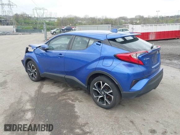 2020 Toyota C-HR LE with VIN NMTKHMBX4LR116336, listed as a IAAI auction lot 42029685 with 77,603 mi miles. Bid and sale history available at carsss.com. Image 3.