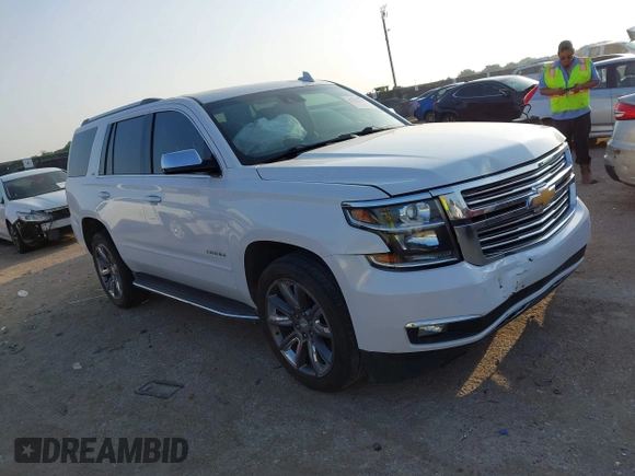 2016 Chevrolet Tahoe LTZ with VIN 1GNSKCKC9GR243895, listed as a IAAI auction lot 42322779 with 162,138 mi miles and . Bid and sale history available at DreamBid. Image 1.