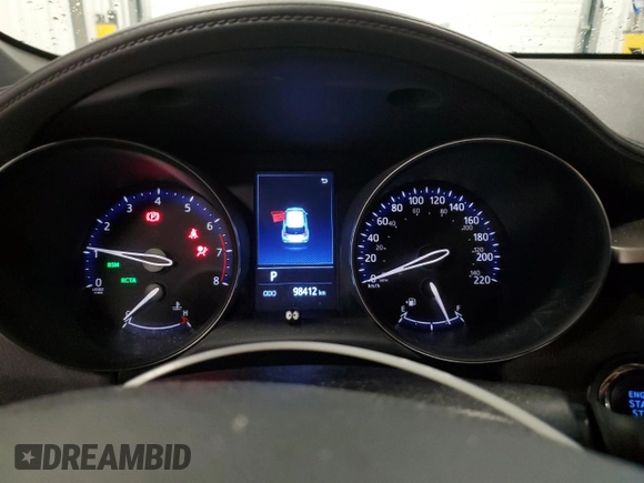 2019 Toyota C-HR XLE with VIN JTNKHMBX0K1035830, listed as a Copart auction lot 52561095 with 98,412 mi miles and Clean Title. Bid and sale history available at carsss.com. Image 9.