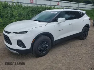 2020 Chevrolet Blazer LT z VIN 3GNKBCRS9LS618558, wystawiony jako Copart lot #65981965 z przebiegiem 99 445 mil mil oraz Czysty tytuł • Clean title. Historia ofert i sprzedaży dostępna na DreamBid. Obrazek 1.