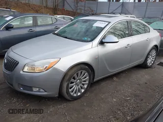 2011 Buick Regal CXL Turbo TO2 with VIN W04GW5EV6B1126921, listed as a IAAI auction lot 41463638 with 107,128 mi miles. Bid and sale history available at carsss.com. Image 16.