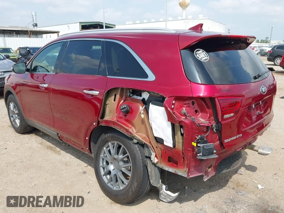 2019 Kia Sorento LX with VIN 5XYPG4A3XKG527468, listed as a IAAI auction lot 41904631 with 93,525 mi miles. Bid and sale history available at carsss.com. Image 3.