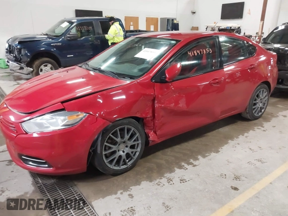 2013 Dodge Dart SXT with VIN 1C3CDFBA1DD221264, listed as a IAAI auction lot 41847853 with 149,242 mi miles. Bid and sale history available at carsss.com. Image 2.