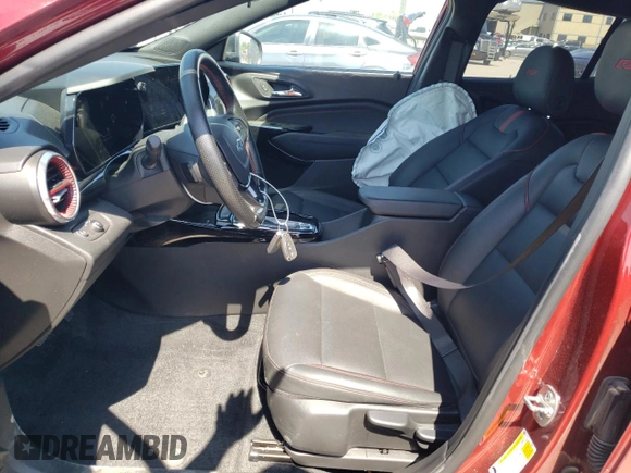 2024 Chevrolet Trax 2RS with VIN KL77LJE27RC183427, listed as a Copart auction lot 52388095 with 36,608 mi miles and Salvage Title. Bid and sale history available at DreamBid. Image 7.
