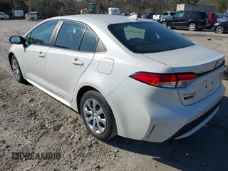 2020 Toyota Corolla LE with VIN 5YFEPRAE5LP058809, listed as a IAAI auction lot 41776646 with 60,291 mi miles. Bid and sale history available at carsss.com. Image 3.